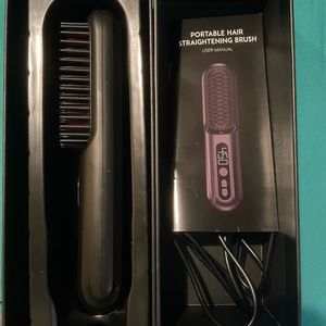 Cordless Hair Straightener Brush